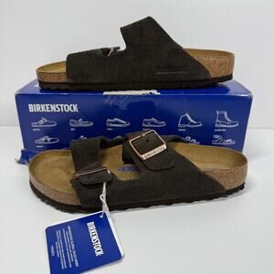 NIB • Birkenstock Arizona Soft Footbed Suede Leather Size:40 L9/M7 Normal Width